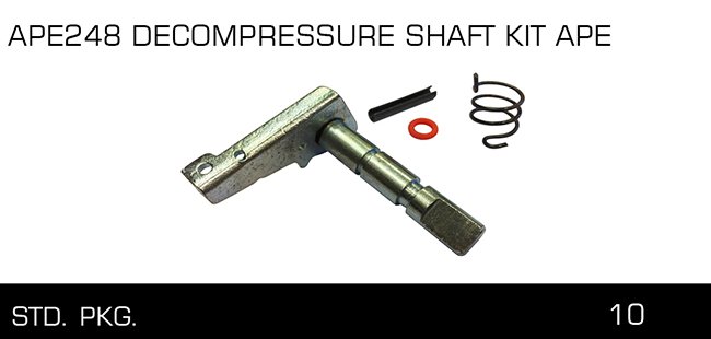 APE248 DECOMPRESSURE SHAFf KIT APE APE248 DECOMPRESSURE SHAFf KIT APE